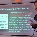 State archaeologist Timothy Ives talks about stone heaping practices of New England farmers